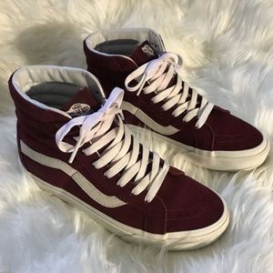 Vans Sk8-Hi suede port royal women’s 7 men’s 5.5